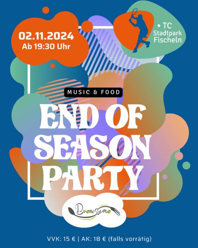 💃🏼🕺🏼 Reminder - End-of-Season Party 🕺🏼💃🏼

Am 02.11. findet wieder unsere legendären End-of-Season Party bei uns im Clubhaus @buonissimo.kr statt! 🎉
Karten könnt ihr Euch gerne im Clubhaus holen 🥳

Wir freuen uns auf eine tolle Party mit Euch! 🤩